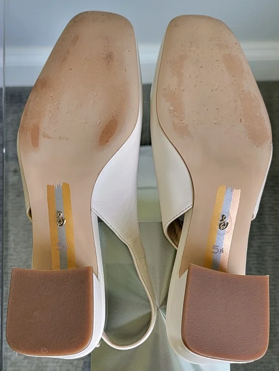 Sam Edelman Terra Cream Sandels Sz: 5.5 Like New - Picture 9 of 9